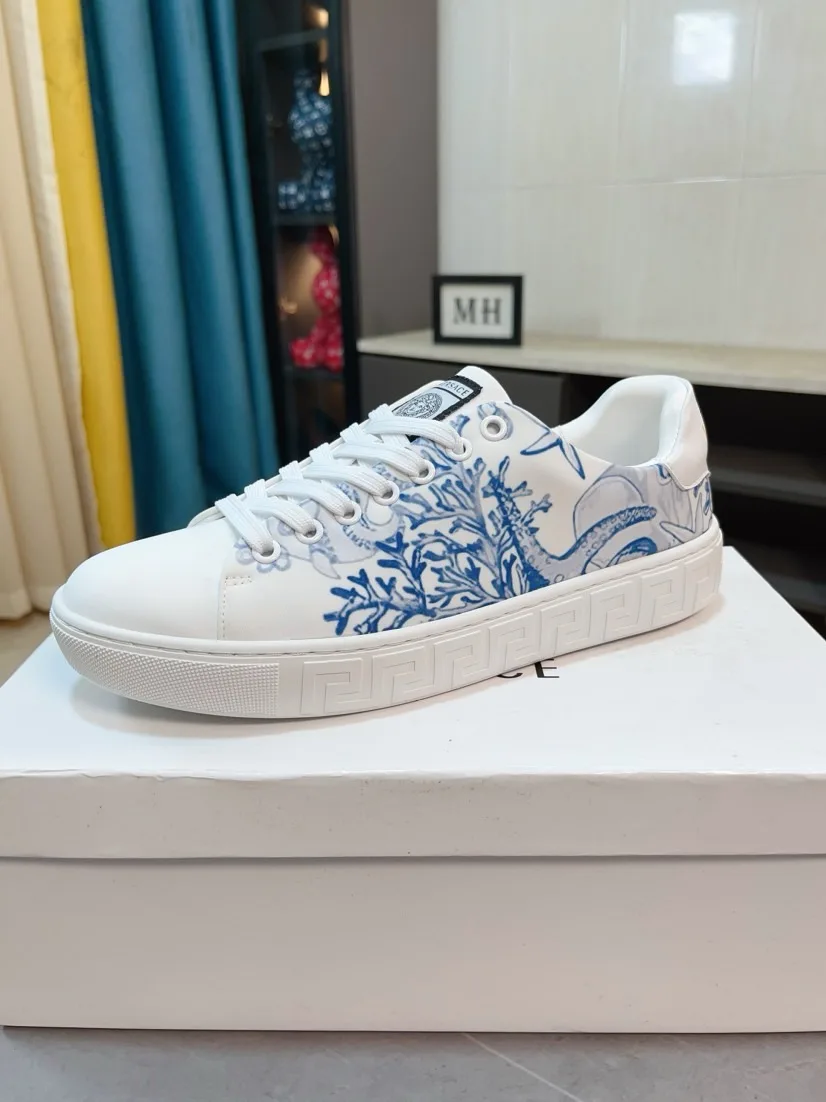 Luxus Versace Lederschuhe Dieser Freizeitschuh eignet sich für jeden