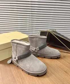 Luxus Brunello Cucinelli Schneestiefel Tatsächlicher Preis Futter australischer Lammwolle