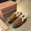 Luxus Miu Miu Loafer Neuheit Loafer Lammwolle Originaldesign Version