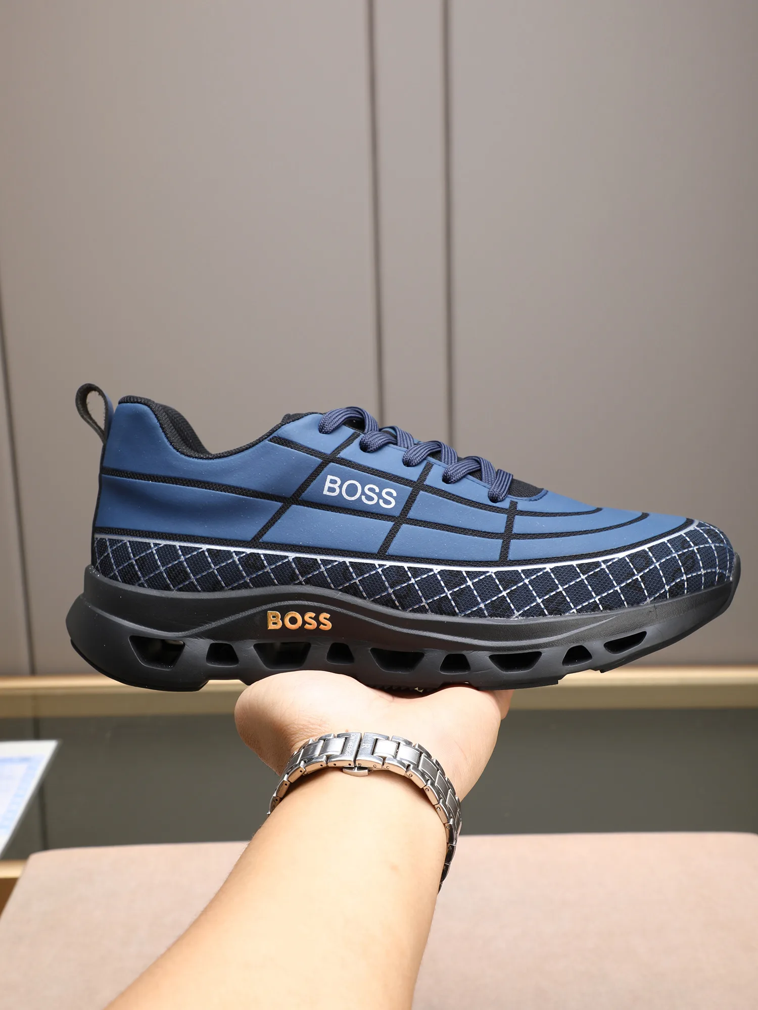 Luxury CHEF HerrenFreizeitsportschuhe BOSS importiertem Epoxidharz reinem angenehmes