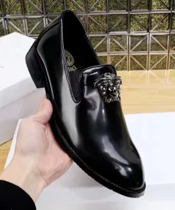 Hochwertige Versace einzelne Schuhe, offizielles Versace weiches Obermaterial von hoher Qualität