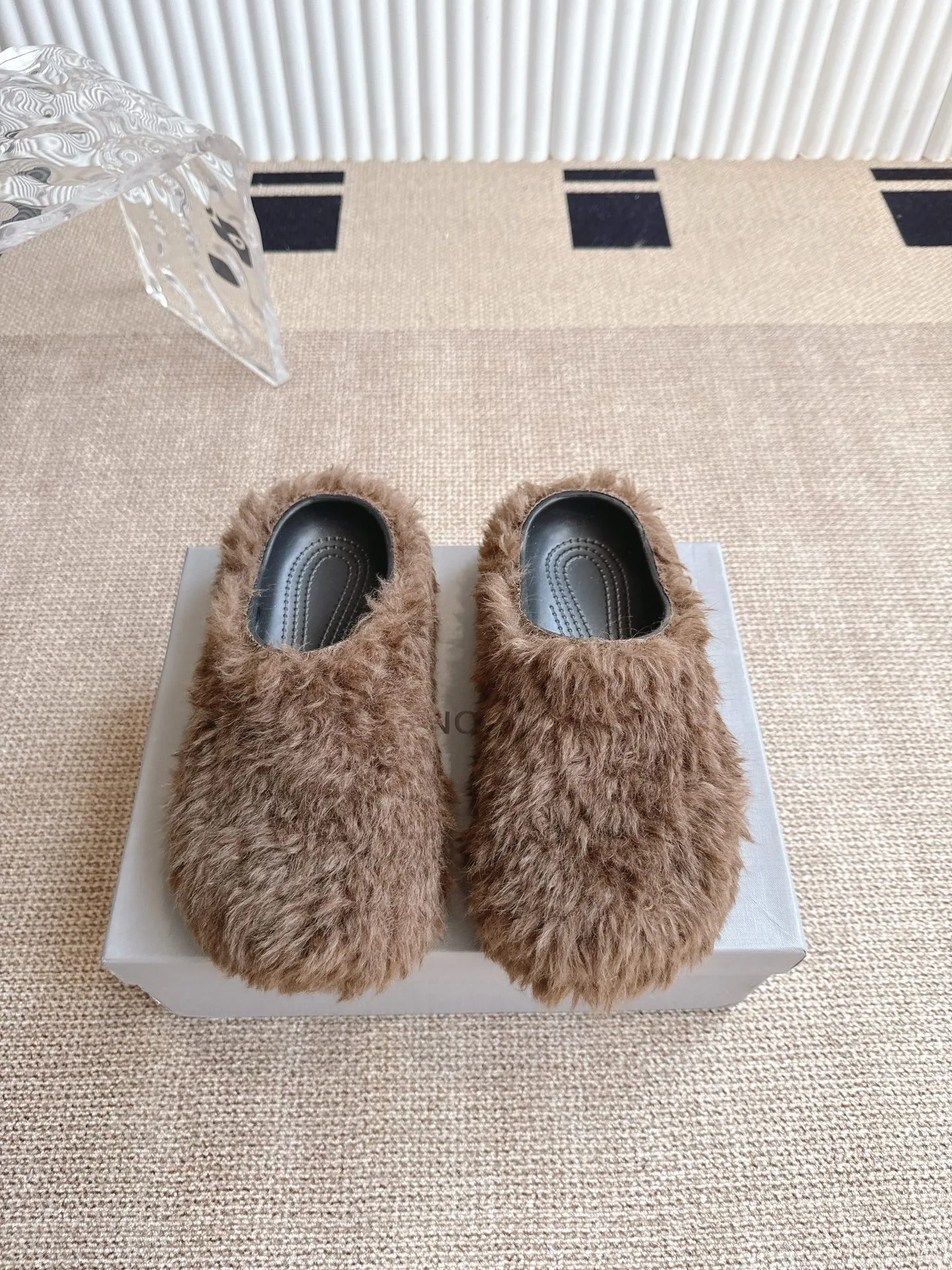 Hochwertige Balenciaga Slipper Balenciaga Wolle Extrem zahlreiche nationale