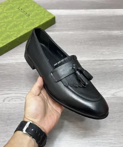 Hochwertige Gucci Lederschuhe Leder lässige formelle Anlässe klassisch
