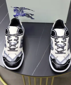 High Quality Burberry Lederschuhe Netune Sneaker Karomuster Diese Sneaker
