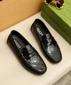 Premium Gucci Loafer importiertes Vollnarbenleder importiertes Markante Farben