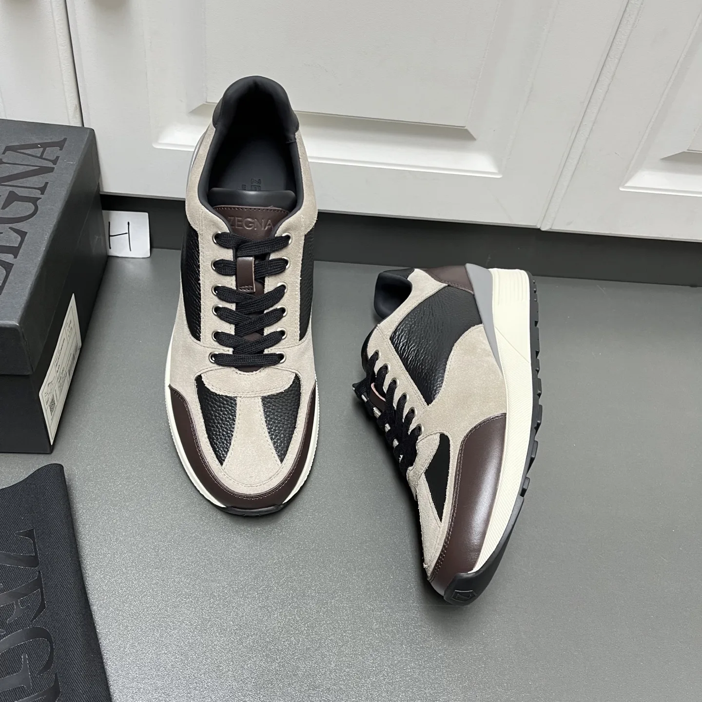 Premium Zegna FreizeitSportschuhe für Herren Lederschuhe Zegna jetzt Diese Herrenschuhe sind