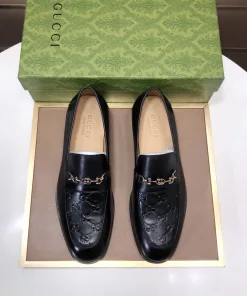 Hochwertige Gucci Lederschuhe Freizeitschuhe aus Leder Anfrage Entspricht Stil offizielle Originalqualität