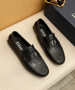 Luxus Dior Slipper Lederschuhe Dior Loafer Fällt größengerecht Anfrage
