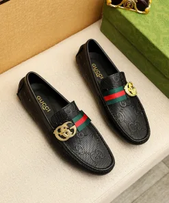 High Quality Gucci Loafer Anfrage importiertes Kalbsleder Prägung edlen