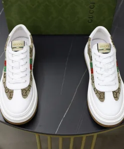 Premium Gucci Turnschuhe Entspricht Preis offizielle Website Obermaterial