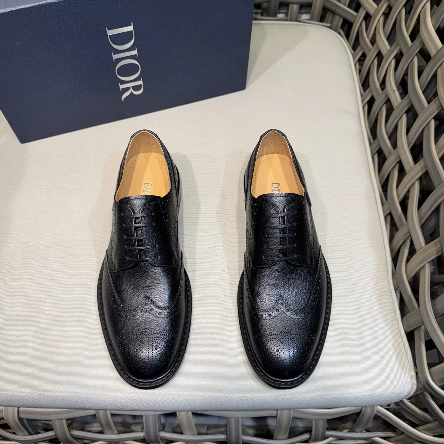 Hochwertige Dior DerbySchuhe Herrenschuhe Lederschuhe Dior Herrenschuhe Embassy Brogue Derby