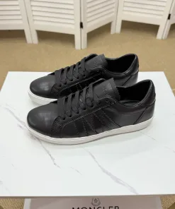 Premium Moncler Turnschuhe Lässige Sportschuhe aus hochwertigem Rindsleder importiertem
