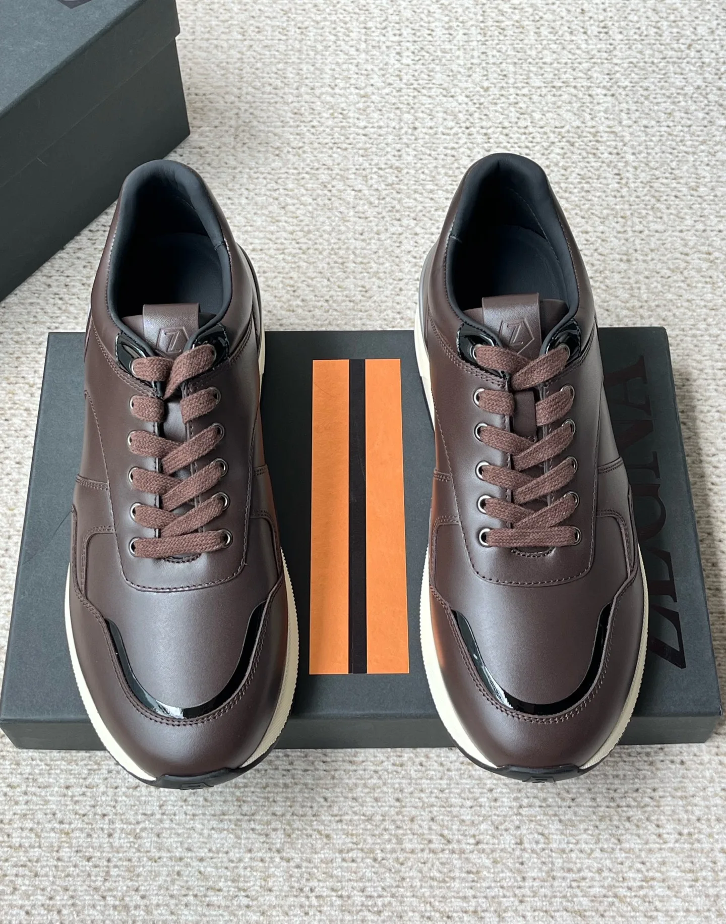High Quality Zegna FreizeitSportschuhe für Herren Lederschuhe ZEGNA Neue jetzt Diese Herrenschuhe