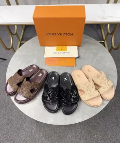 Luxuriöse Louis Vuitton Hausschuhe zum Originalpreis – Schuhe Louis Vuitton Venedig