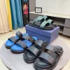 Luxury Dior Sandalen Herrensandalen elegante Graue Wildlederriemen schenken ihnen