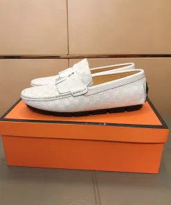 Hochwertiger Louis Vuitton Slipper modischer Slipper Elegante Loafer aus importiertem italienischem Rindsleder