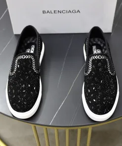 Hochwertige Balenciaga Skateboardschuhe individuell Klassischer Obermaterial originalem Lammfell