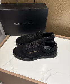 Hochwertige Armani Turnschuhe Armani offizielle Website Obermaterial echtem