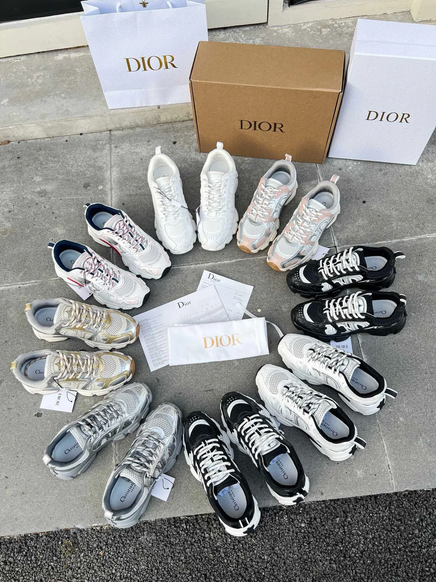 High Quality Dior DadSchuhe Echte Preise perfekte Wahl Neuheit