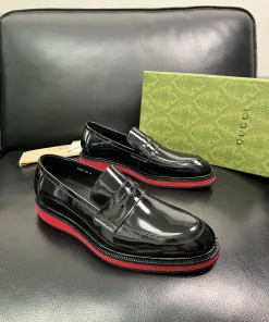 Premium Gucci Lederschuhe Gucci beste identische Modelle originalgetreue