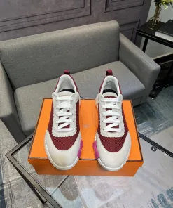 High Quality Hermes Turnschuhe Importiertes Importiertes spezielles Seidenschafleder Nahtlose