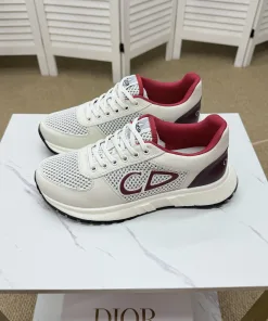 Luxuriöse Dior Turnschuhe Casual, offiziell, schlichtes klassisches