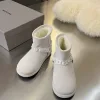 Luxus Balenciaga Schneestiefel Balenciaga Schneestiefel Gürtelschnalle Nieten Größen