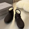 Premium Balenciaga Schneestiefel Balenciaga Schneestiefel Gürtelschnalle Nieten neuen