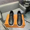 High Quality Hermes HerrenFreizeitsportschuhe Lässige Sneaker Kalbsleder Premiumqualität einen