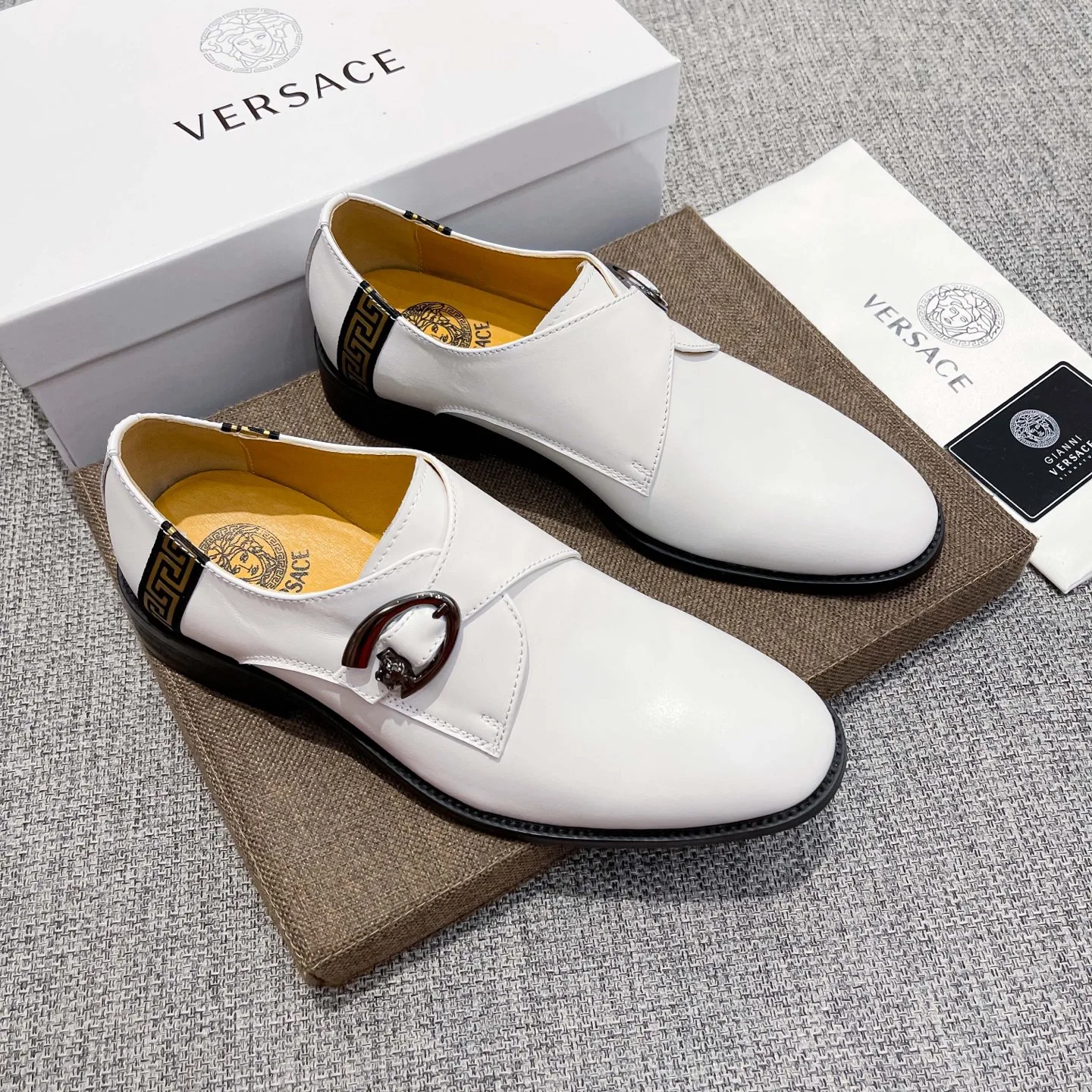 Premium Versace Hochwertige Lederschuhe Lederschuhe Versace jede Weltweit angesagte Verkaufsschlager