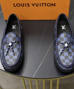 Luxus Louis Vuitton Lederschuhe BusinessLederschuhe Hochwertige Originalrepliken LOUIS VUITTON Originales
