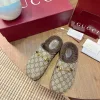Premium Gucci Hausschuhe Gucci Flache Wollpantoffeln Super bequem