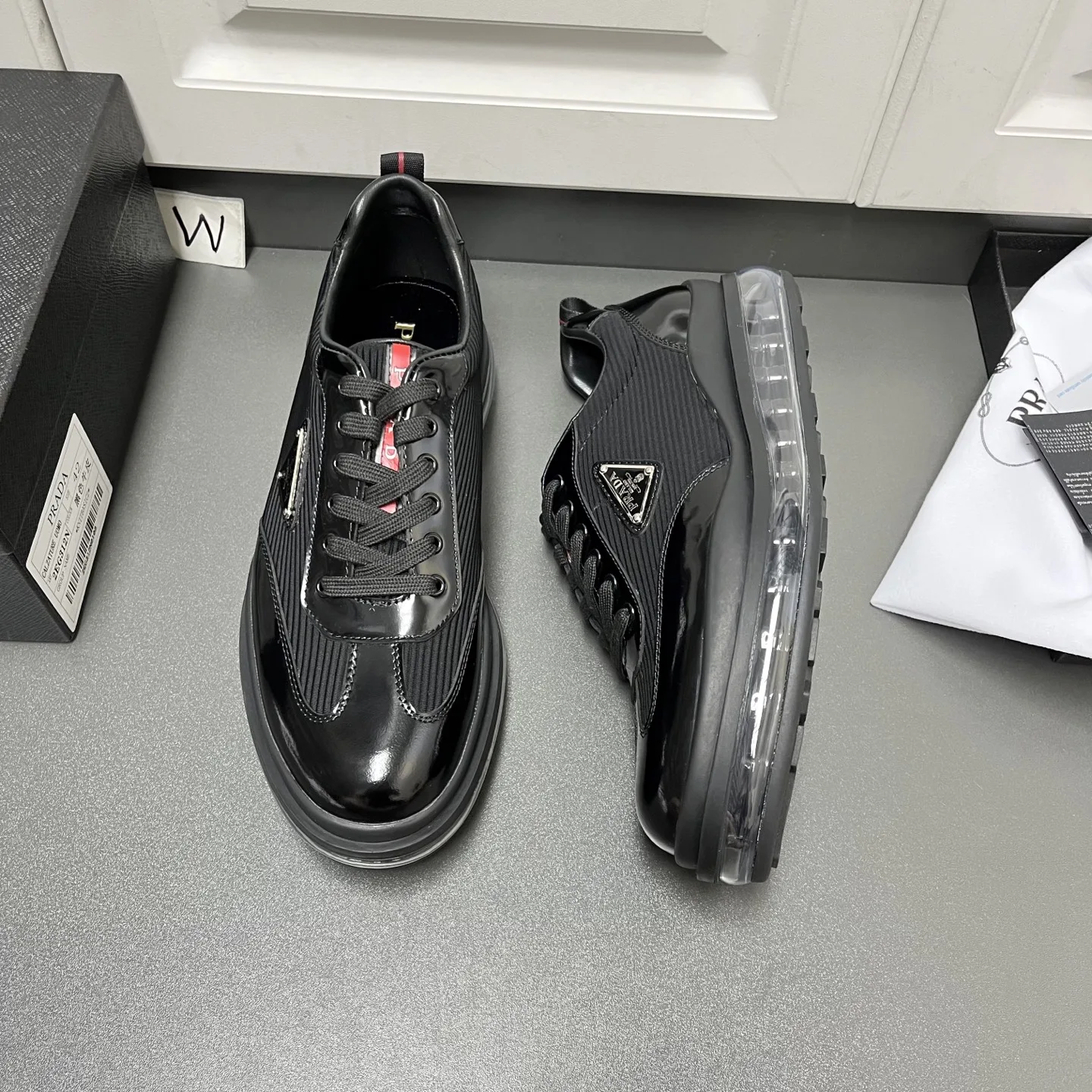 Luxus Prada Lederschuhe Prada Cushion Jetzt Diese Klassiker