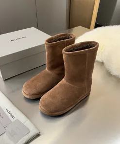 Premium Balenciaga Schneestiefel BALENCIAGA Winter Neue mittelhohe reiner