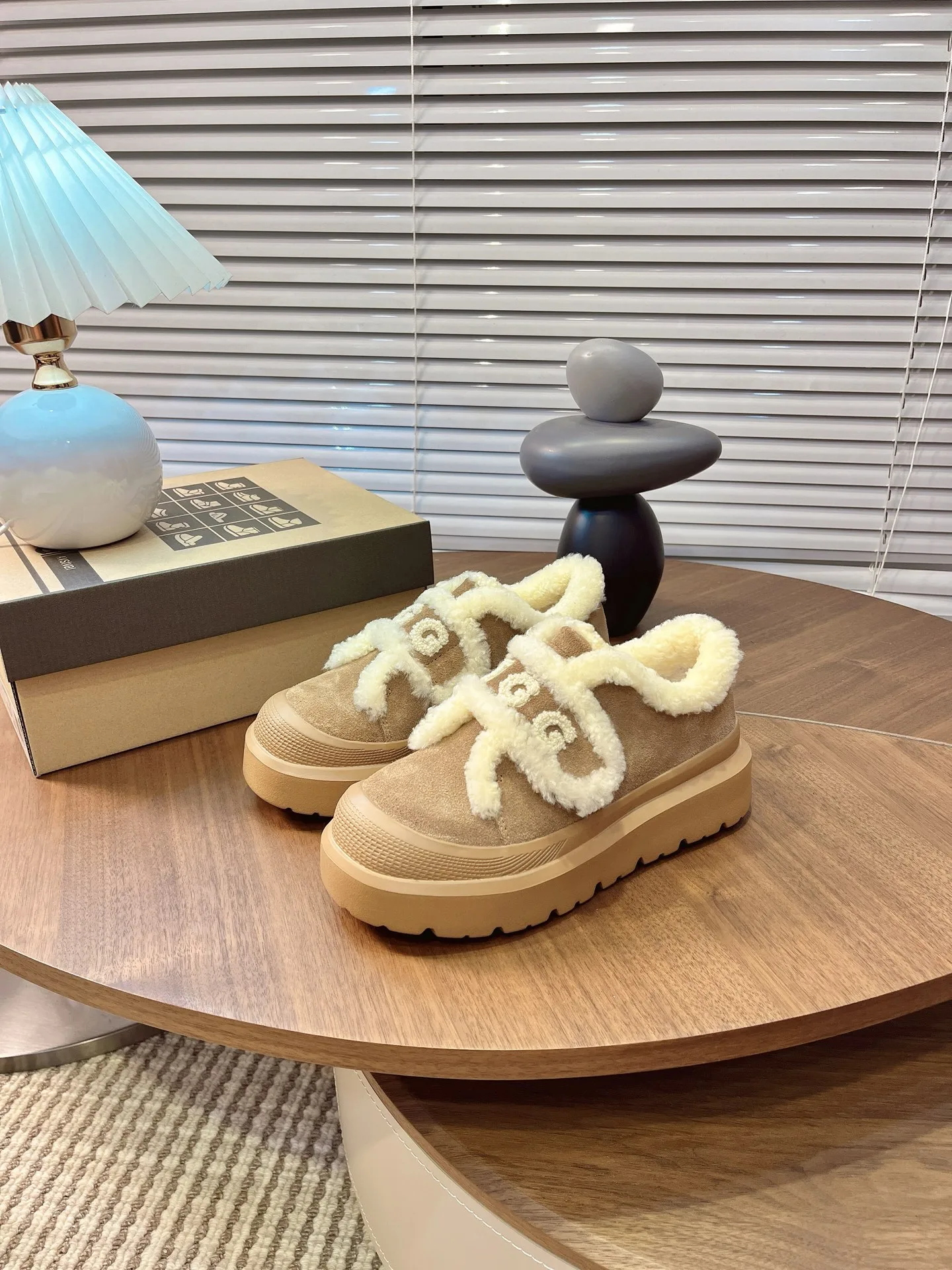 Premium UGG Schneestiefel Echter Preis kann flauschiges Gefühl