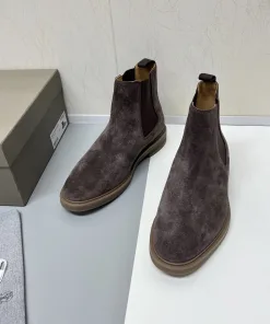 Premium Brunello Cucinelli Stiefeletten Lederschuhe Brunello Cucinelli Eine moderne Neuinterpretation