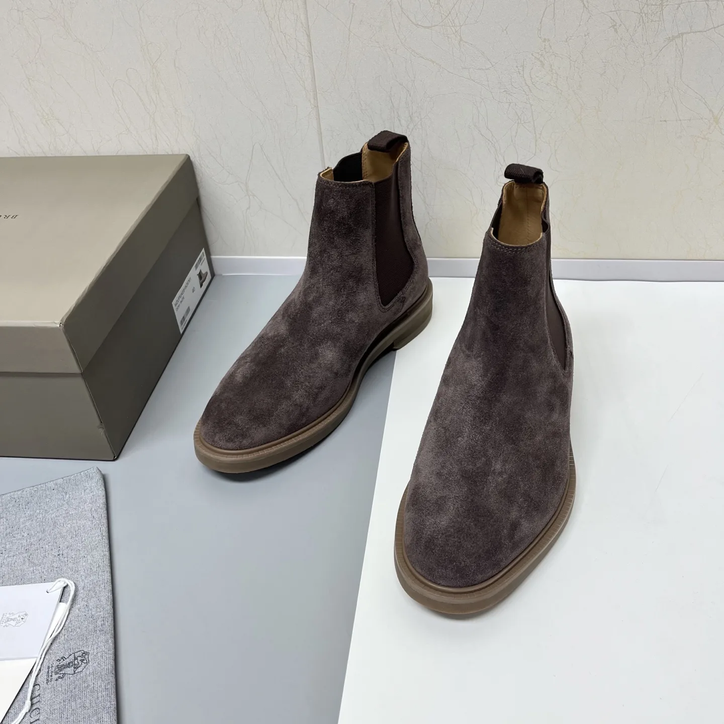 Premium Brunello Cucinelli Stiefeletten Lederschuhe Brunello Cucinelli Eine moderne Neuinterpretation