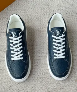 Hochwertige Louis Vuitton Lederschuhe neuer Louis Vuitton Menathletic Sneaker