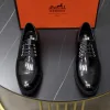 Luxus Hermes Lederschuhe Größen Klassischer Obermaterial weichem komfortables