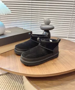 Luxus UGG Stiefeletten Schneestiefel Echter Preis runde Stiefeletten modische