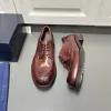 Premium Prada VintageLederschuhe Lederschuhe handgefertigte Schuhe Neue handgefertigte Prada Leder jetzt