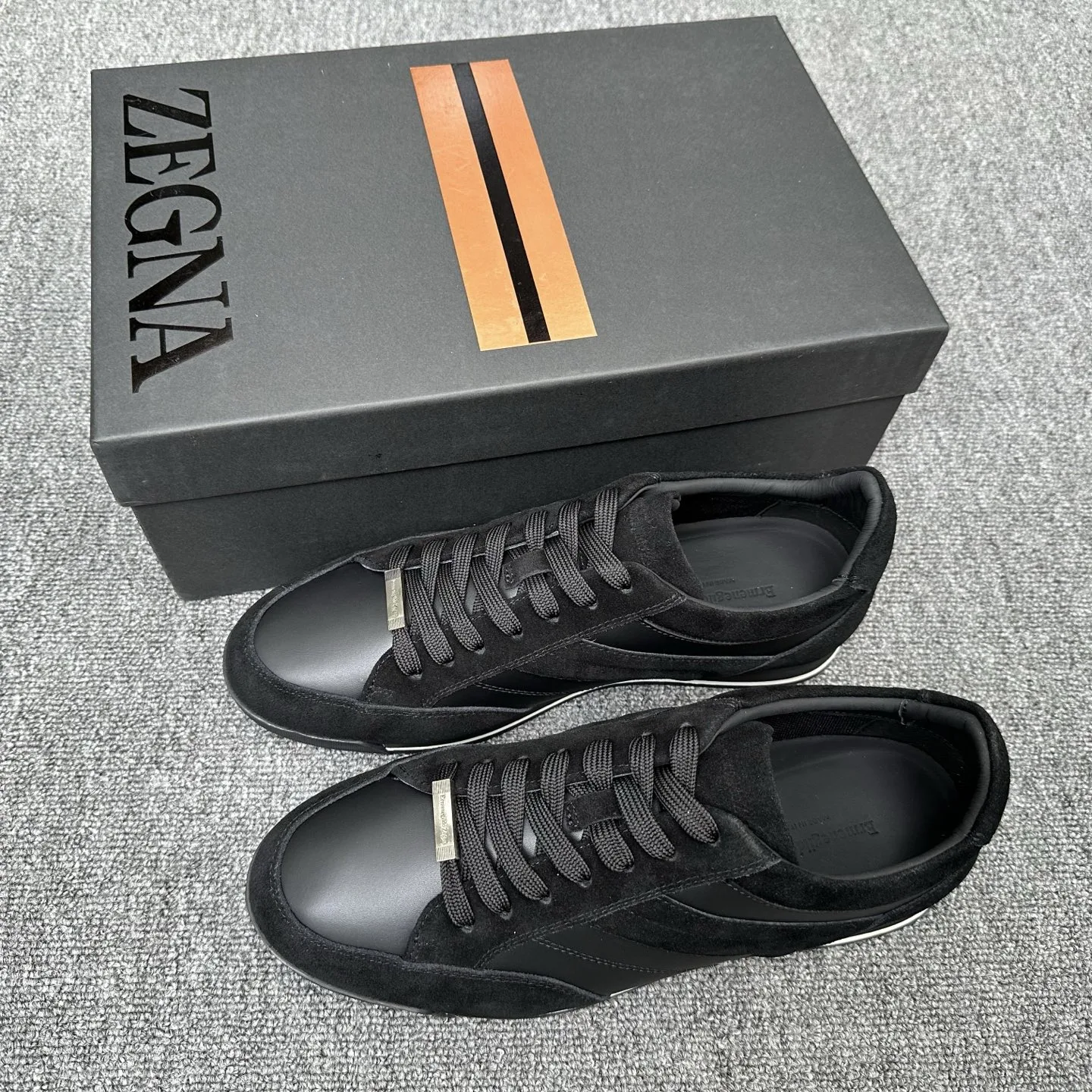 Premium Zegna Rutschfeste Schuhe Lederschuhe Ermenegildo Zegna TIZIANO Diese Tiziano