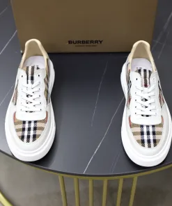 Premium Burberry Turnschuhe offizielle Website Original Rindsleder komfortabel