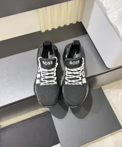 Premium CHEF Laufschuhe atmungsaktive Laufschuhe Schnürung atmungsaktive dicker Schlichtes stromlinienförmiges