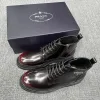 Premium Prada DerbySchuhe Lederschuhe Freizeitschuhe aus Leder Prada gleichen Stil hochwertige Ware