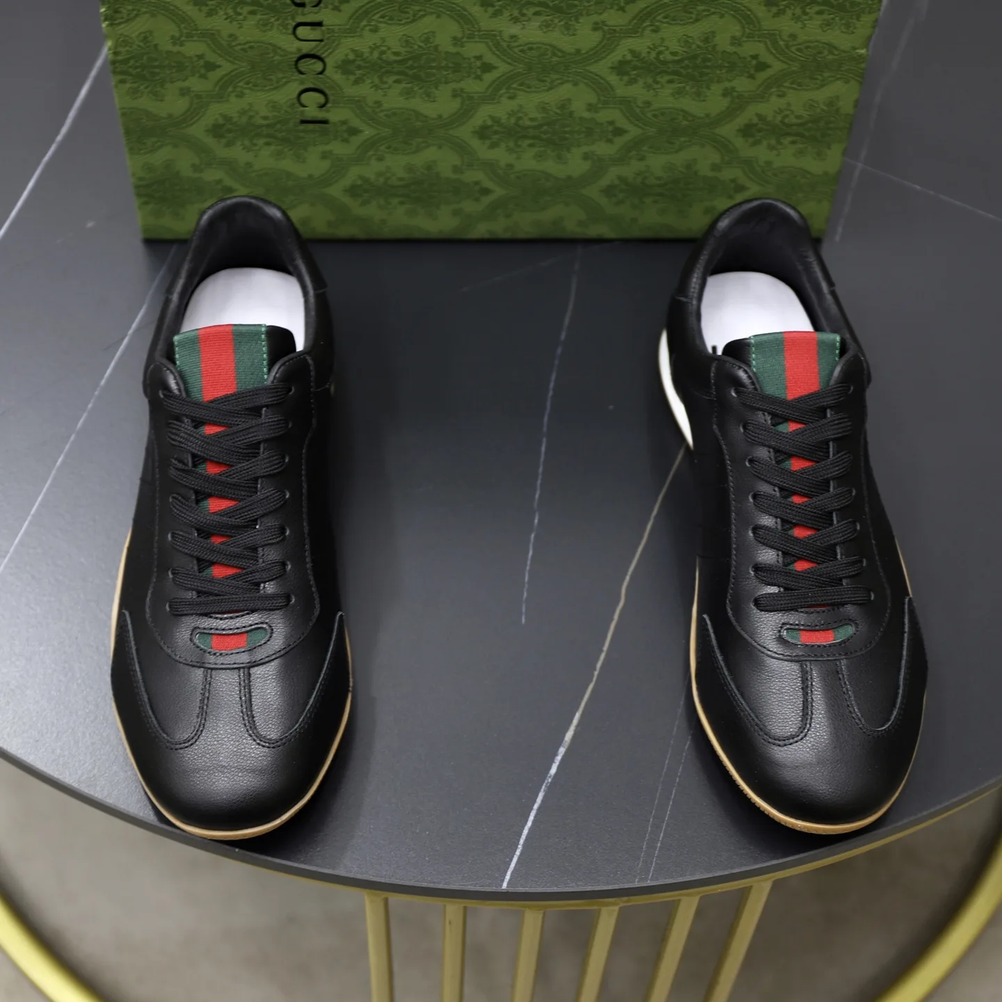 Premium Gucci Turnschuhe offizielle Website Obermaterial echtem komfortables