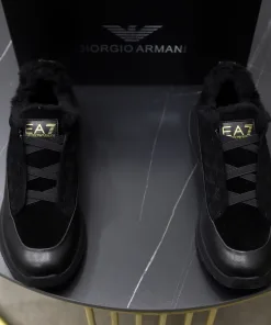 High Quality Armani Turnschuhe offizielle Website Geprägtes warmes leichtes